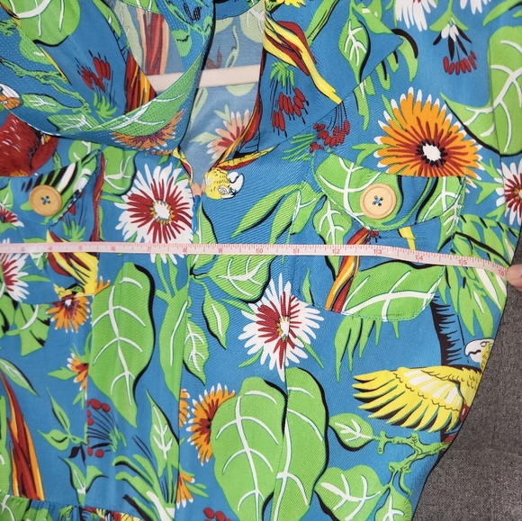 Trashy Diva Green and Orange Maxi Sundress - Picture 5 of 6